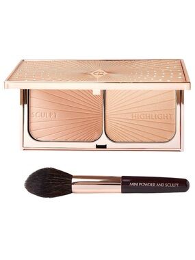 CHARLOTTE TILBURY LIMITED EDITION FILMSTAR BRONZE & GLOW
PALETTE & BRUSH KIT